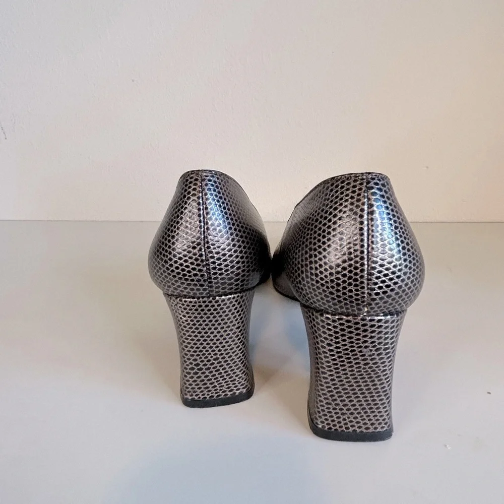 Vintage Metallic Stuart Weitzman Heels